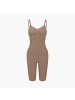 CFAB Figurformender Body mit Shorts in Karamell