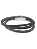 Adeliás Herren Armband – Lederarmband aus Leder 21 cm in braun