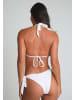Moda Minx Bikinihose Irregular Hoop Tie in White