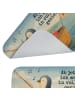 Mr. & Mrs. Panda Badvorleger Pinguin Angelboot Design mit Spruch in Weiß