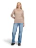 CARTOON Kaschmir-Pullover mit Rundhalsausschnitt in Funghi  Melange