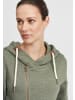 Oxmo Kapuzensweatjacke OXVicky Sweat Zip-Hoodie Long in Grün