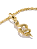 Thomas Sabo Charm-Anhänger in gelbgoldfarben, schwarz, weiß