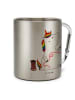 Mr. & Mrs. Panda Camping Tasse Einhorn Näherin ohne Spruch in Silber