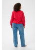 KAFFE curve Sweatshirt KCmili Loose fit in True Red