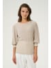 Kaffe Langarm-Bluse KAtio Regular fit in Feather Gray