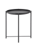 home24 Beistelltisch Amicus in Schwarz