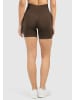 SMILODOX Shorts Amaze Scrunch in Braun