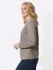 Sieh an! Sweatshirt in taupe-dunkeltaupe