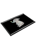 Mr. & Mrs. Panda fußmatte Elefant Biene ohne Spruch in Schwarz