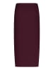 Betty Barclay Strickrock mit Seitenschlitzen in Dark Aubergine
