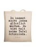 Mr. & Mrs. Panda Shopper Du kannst nicht jeden... mit Spruch in Creme