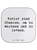 Mr. & Mrs. Panda Coaster Spruch Fehler lernen wachsen mit Spruch in Weiß