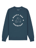 wat? Apparel Sweatshirt Happy day everyday in Petrol