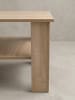 KADIMA DESIGN Couchtisch aus Holz mit kratzfester Beschichtung, 60 kg Belastbarkeit in Beige