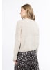 DreiMaster Vintage Damen Strick Pullover in Hellbeige Melange