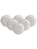 like. by Villeroy & Boch 6er Set Kaffeeuntertassen Perlemor Sand in Beige ø 16,1 cm in beige