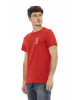 Bikkembergs Rot Schwarz Baumwolle Herren T-Shirt