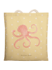 Mr. & Mrs. Panda Tote Bag Tintenfisch ohne Spruch in Gelb Pastell