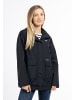 Schmuddelwedda Damen Regenjacke - Recyceltes Material in Schwarz