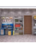 relaxdays 2 x Schwerlastregal in Silber - (B)100 x (H)180 x (T)40 cm