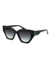 Ana Hickmann Frauen Sonnenbrille Katzenauge Schwarz