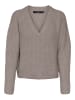 Vero Moda Strickpullover in Moon Rock
