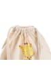 Mr. & Mrs. Panda Sportbeutel Giraffe Zufrieden ohne Spruch in Creme