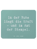 Mr. & Mrs. Panda Mousepad Spruch Beamtin Kraft mit Spruch in Meeresbrise