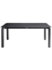 Beliani Esstisch FELETTO in Schwarz - (W) 90 x (H) 76 x (L) 180 cm