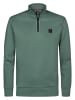 Petrol Industries Half-Zip Sweatshirt Horizonte in Grün