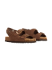 Divine Factory Kinder-Leder-Pantolette Noga Mistraly BS Edge Braun