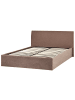 Beliani Doppelbett ORBEY in Braun - (W) 157 x (H) 88 x (L) 212 cm