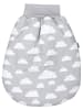 TupTam Baby Strampelsack mit Bund für Mädchen  und Jungen in weiß/transparent