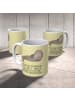Mr. & Mrs. Panda Camping Tasse Robbe Lachen mit Spruch in Gelb Pastell