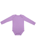 Schlummersack Bio Baby-Bodys langarm 3er-Pack in Mint-Lila