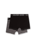 s.Oliver Boxershort 2er Pack in Schwarz/Grau