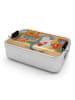 Mr. & Mrs. Panda Bento Box Pinguin Pommes Design ohne Spruch in Weiß