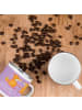 Mr. & Mrs. Panda Camping Emaille Tasse Hochzeit Liebe mit Spruch in Lavendeltraum