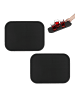 relaxdays 2x Serviertablett in Schwarz - (B)41 x (T)30 cm