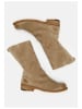 Felmini Wide Fit Stiefel GREDO in Braun/Grau
