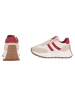 Ital-Design Freizeitschuh in Rot und Beige