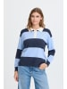 ICHI Langarm IHBOSTON Loose fit in BLUE COMB POLO