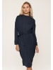 LINGADORE Kleid Navy marl