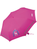 Scout Kinder-Taschenschirm Regenschrim mit reflektierenden Streifen pink Einhorn