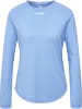 Hummel Hummel T-Shirt Raglanärmel Hmlmt Vanja Multisport Damen in PLACID BLUE