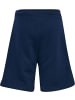 Hummel Sportshorts "Loose Sweat Shorts Bee" in Blau