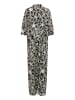 Kaffe Overall KAsanne Regular fit in Black / Light Beige Flower