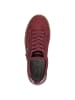 Tamaris WIDE FIT Sneaker in MERLOT SUEDE