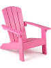 COSTWAY Adirondack Stuhl Kinder ab 3 Jahren in Rosa